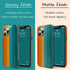 Orange & Teal Rainbow Custom Name iPhone Case